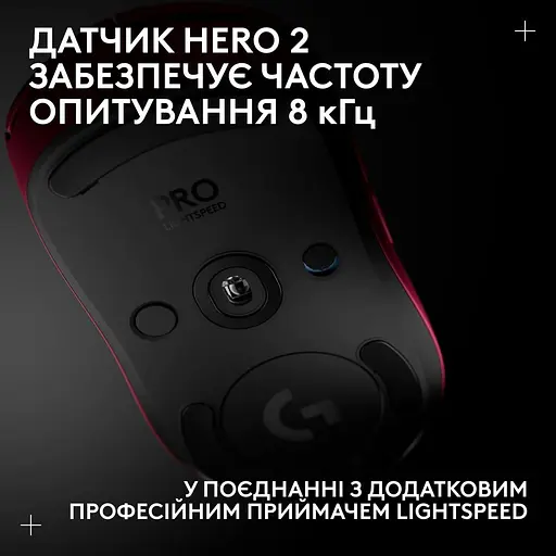 Миша Logitech G Pro 2 LightSpeed Wireless Pink (910-007309) - фото 9