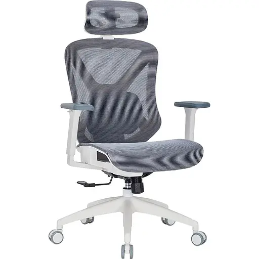 Крісло офісне Officepro Atlas OC630-W-DG-DG White/Dark Gray (OC630-W-DG-DG) - фото 3