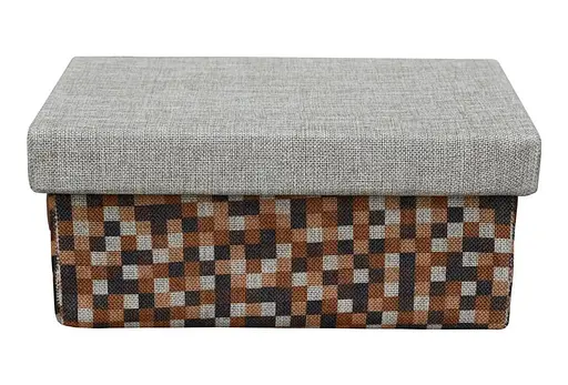 Короб для хранения Handy Home Клеточки с крышкой 31х20х14 см (FBC03-S) - фото 2