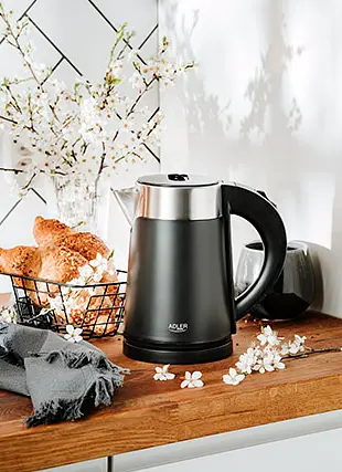 Электрочайник Черный 0.6л Adler AD 1372 - фото 6