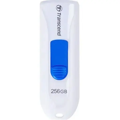 Flash Drive Transcend JetFlash 790 256GB USB 3.1 White (TS256GJF790W) (6986655) - фото 1