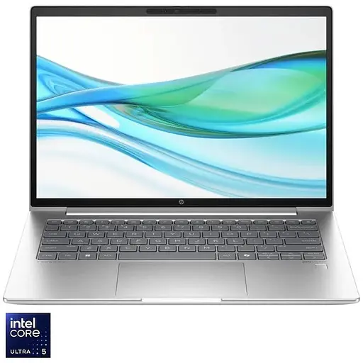 Ноутбук HP ProBook 440 G11 з процесором Intel Core Ultra 5 125U pana la 4.3GHz, 14", WUXGA, IPS, 16GB DDR5 RAM, 512GB SSD, Intel графікою, DOS, Pike сріблястий