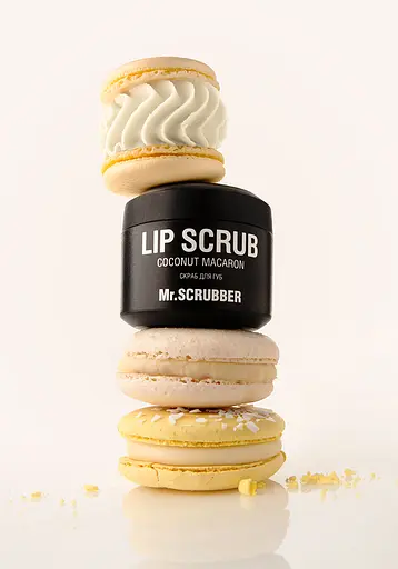 Cкраб для губ Mr.Scrubber 8 Coconut Macaron з ароматом кокосового макарона 35 г - фото 4
