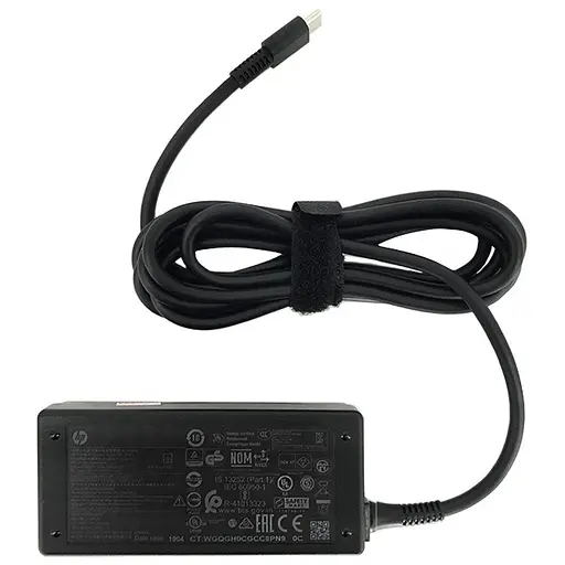 Блок питания HP USB-C (Type-C) (5V/3A, 9V/3A, 12V/3A , 15V/3A) 45W original "Б/У" - фото 1