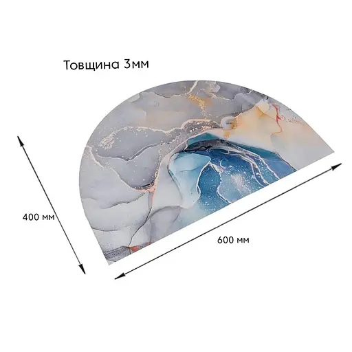 Коврик влагопоглощающий Wall Sticker 40х60х3 мм SW-00002549 - фото 2