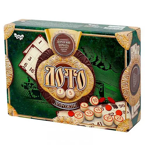 Настільна гра Лото дорожнє, бочата, DTG51U