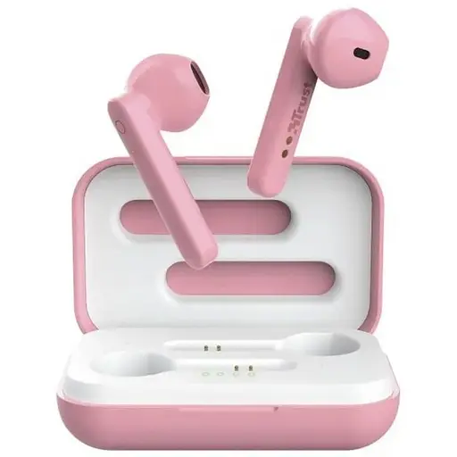 Наушники TWS Trust Primo Touch True Wireless Mic Pink (23782)