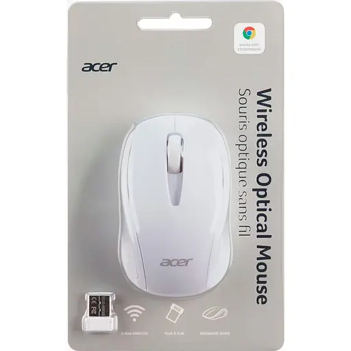 Миша Acer USB Optical Wireless White (GP.MCE11.00Y) - фото 6