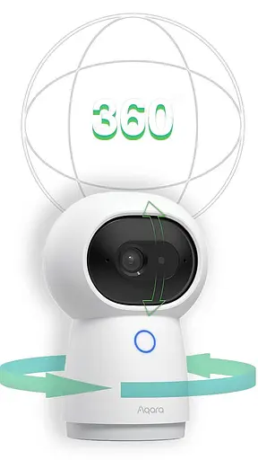 Камера + центральний контролер хаб Aqara Camera Hub G3 Smart IP Wi-Fi Apple Home (ZNSXJ13LM) - фото 5