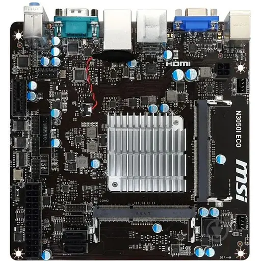 Материнская плата MSI N3050I ECO (Celeron N3050) Б/У - фото 1