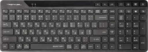 Клавіатура бездротова A4Tech FBK27C AS Black