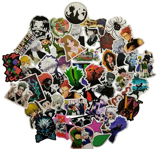 Стікерпак Хантер х Хантер Набір наклейок Hunter × Hunter 50 штук - фото 1