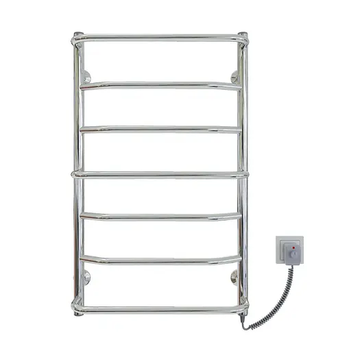 Электрический полотенцесушитель Kosser Микс 800x500/7 ЕR рег. ДМ07ER, Хром, Правое - фото 2