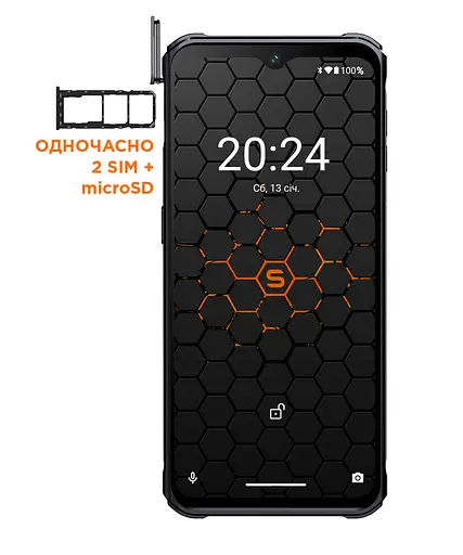 Смартфон Sigma X-treme PQ56 6/128Gb Black UA UCRF - фото 4
