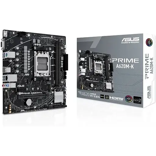 Материнская плата Asus Prime A620M-K Socket AM5 - фото 2