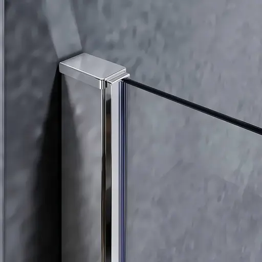 Шторки стеклянные на ванну Koer SR BS05-90x140-TR-01 прозрачное стекло Easy Clean 6 мм, хром KR5372, Универсальная, прозрачный, хром - фото 10