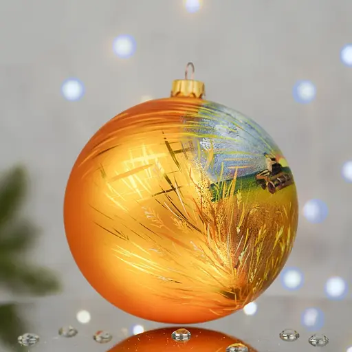 Ялинкова прикраса Санта Шоп Лани широкополі скло (4820001179866) - фото 2