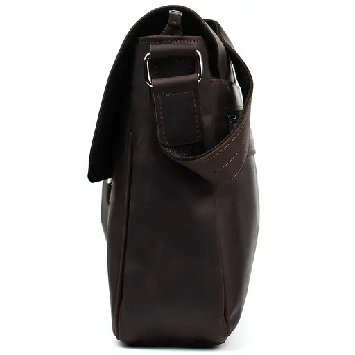 Шкіряна чоловіча сумка через плече TARWA 36,5х30х11 см nsa0001254 - фото 8