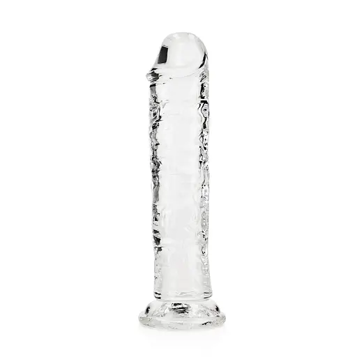 Фалоімітатор RealRock Crystal Clear Realistic Dildo 7'' 20 см прозорий - фото 2