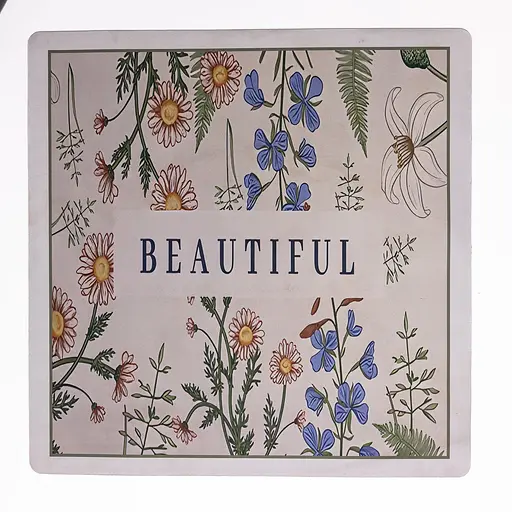 Килимок для ванної кімнати з діатоміту Beautiful 58×58 (см) вологопоглинаючий килимок для будинку ванни Yiwu HP-42-13