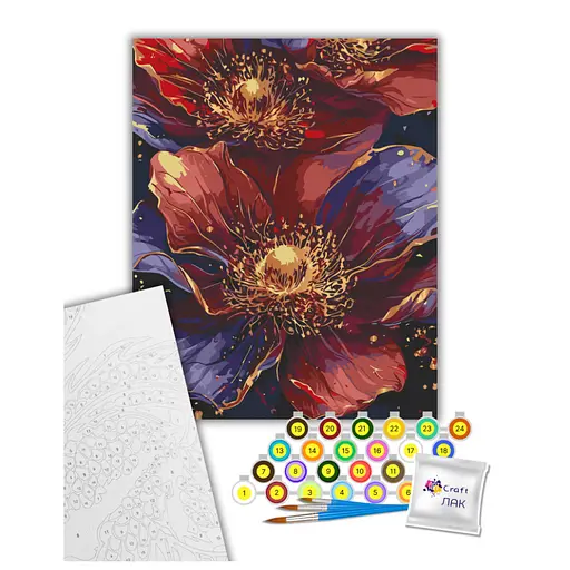 Картина за номерами "Квіт золота" Art Craft 13157-AC 40х50 см - фото 2