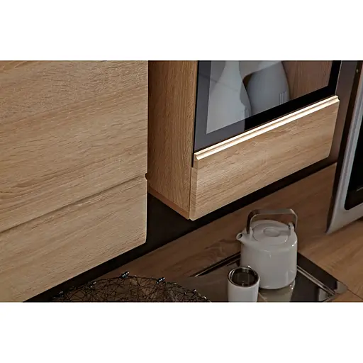 Пенал-витрина навесной Гербор Ушер SFW 1W Дуб сонома (GRB-1067) - фото 4