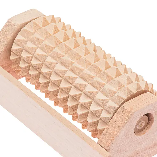 Масажер для ніг дерев'яний зубчастий на 1 ролик 12.5х7х6 см, Woodly 84978 - фото 6