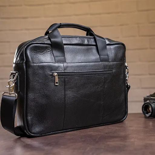 Чоловіча шкіряна сумка Vintage 40х30х7 см sum0012394 - фото 6