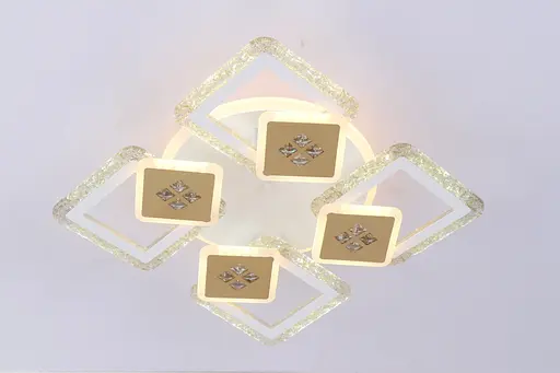 Люстра светодиодная VALESO V K39940-4 4 1 WT gold с пультом - фото 2