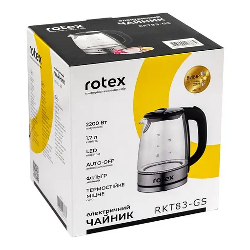 Електрочайник Rotex RKT83-GS - фото 3