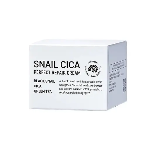 Крем для лица с Центеллой и муцином улитка Snail Cica Perfect Repair Cream Esthetic House 50 мл - фото 2