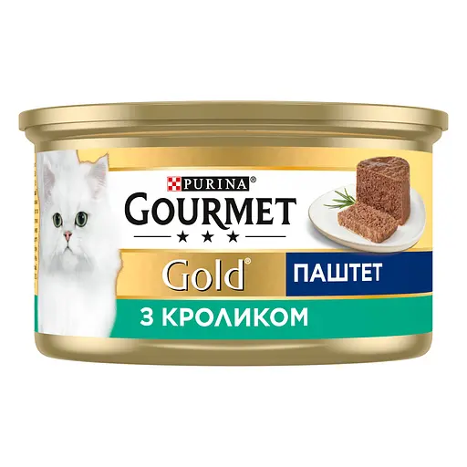 Уцінка. Вологий корм для котів Gourmet Паштет з кроликом 85 г - фото 3