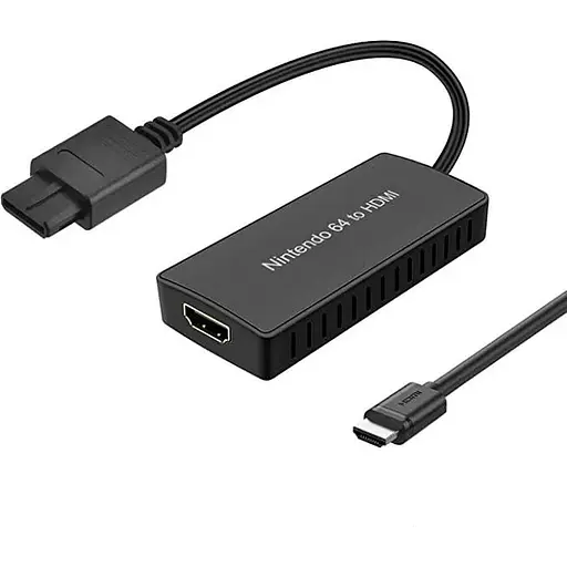 Перетворювач YDF N64 на HDMI, кабель HD Link для N64, Nintendo 64 на HDMI, сумісний з Nintendo 64/Game Cube/SNES/SFC (Plug and Pla)