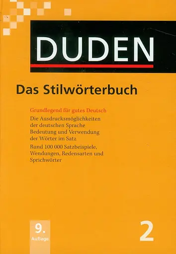 Duden 2. Das Stilworterbuch