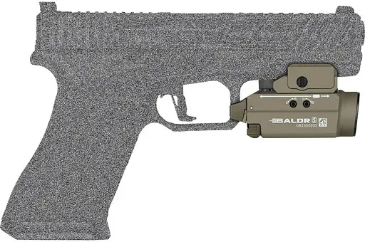 Фонарь с ЛЦВ Olight Baldr S Green Laser Flat Dark Earth - фото 9