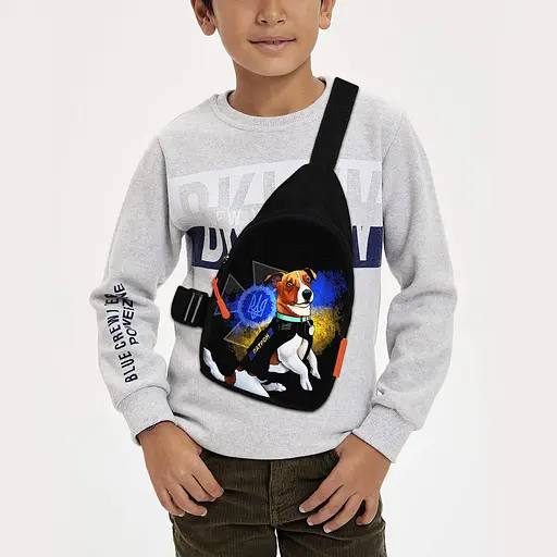 Сумка через плече дитяча Пес Патрон 29х17 см сумка слінг для хлопчика (02133)