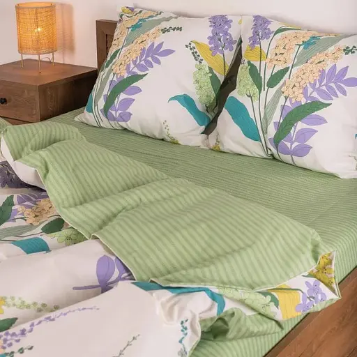 Комплект постільної білизни Viluta євро ранфорс 23224 100% бавовна - фото 4