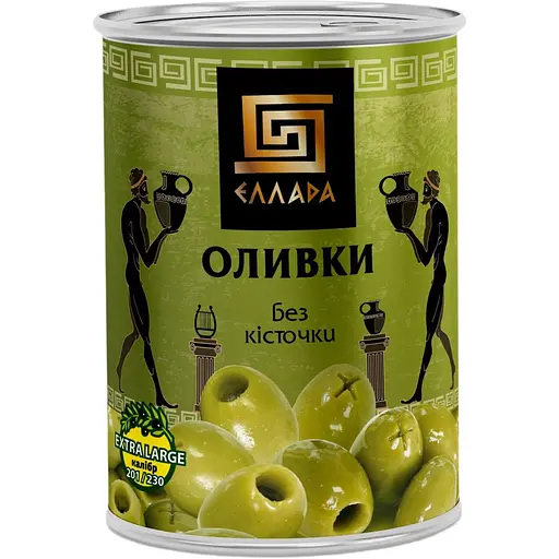 Оливки Ellada Extra Large без косточки 420 г (873890)