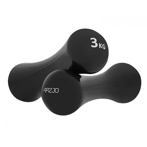 Гантели виниловые 4FIZJO 2 x 3 кг 4FJ0193 (P-5907739312037) - фото 1