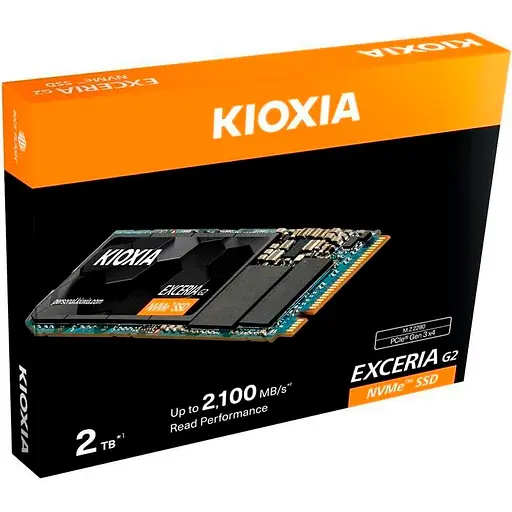 SSD накопитель Kioxia Exceria G2 2TB (LRC20Z002TG8) [135659] - фото 3