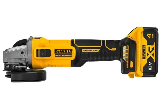 Шлифмашина угловая-болгарка DeWALT аккумуляторная бесщеточная с АКБ и ЗУ DCG407M2T - фото 1