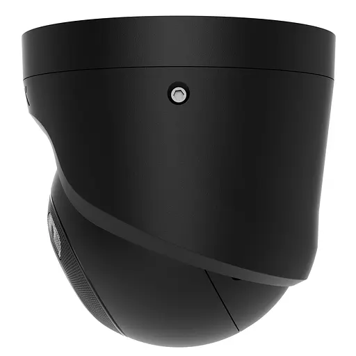 IP-Камера дротова Ajax TurretCam HL black, 8мп, 2.8мм, гібридне підсвічування IR 35м, білий Led 50м, Poe, True WDR, IP 65, ІЧ 35м, аудіо, кут огляду 100° до 110°, купольна, чорна - фото 6