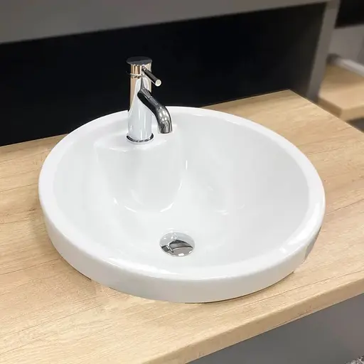 Умивальник VBI Pianette white врізний VBI-018015, Білий - фото 1