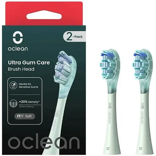Насадка Oclean Ultra Gum Care Brush Head UG01 G02 Green 2 psc  - фото 1
