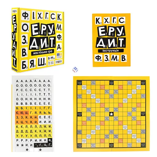 Настільна гра Strateg Ерудит українською мовою (30619) - фото 4