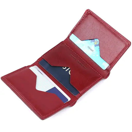 Женский кошелек Grande Pelle 8х10х2 см acs0022476 - фото 4