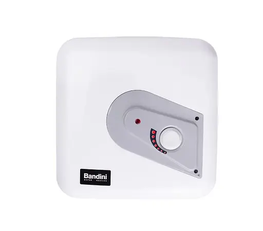 Водонагреватель Bandini Q 12(O), 12 л,1500 Вт, мокрый ТЭН, над мойкой, квадратный, белый (000004560) - фото 1