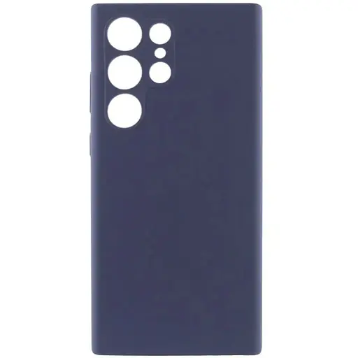 Чехол Silicone Cover Lakshmi Full Camera (AAA) для Samsung Galaxy S25 Ultra Темно-синий / Midnight blue - фото 1