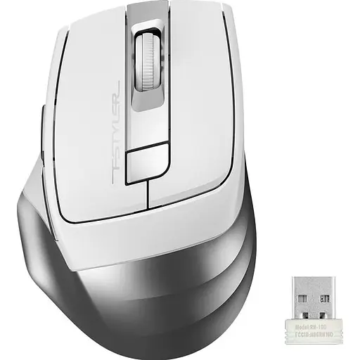 Миша A4Tech Fstyler FG35S Silence Silver (FG35S (Silver)) - фото 1