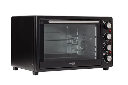 Духовка електрична піч Adler AD 6010 об'єм 45 л потужність 2000 Вт - фото 2